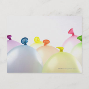 Close-up of balloons postcard