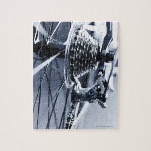 Close up of bicycle gears 2 jigsaw puzzle