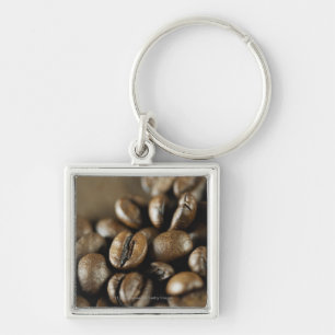 Close-up of coffee beans keychain