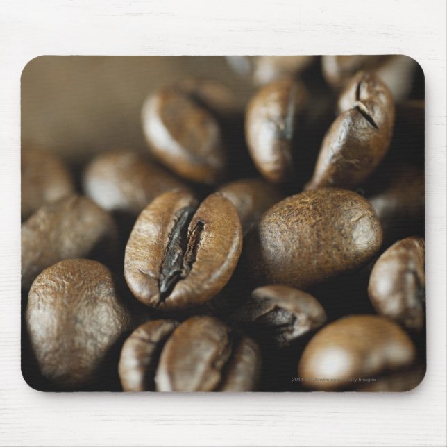Close-up of coffee beans mouse pad (Front)