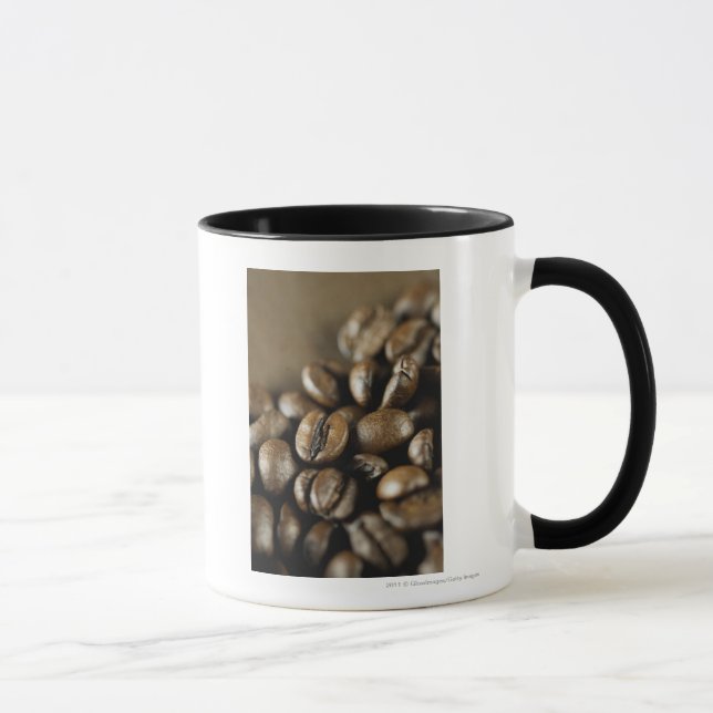 Close-up of coffee beans mug (Right)