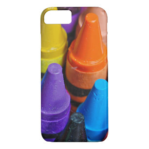 close up of colourful crayons Case-Mate iPhone case