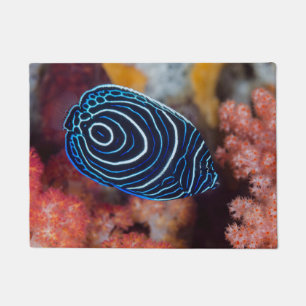 Close-up of Emperor Angelfish Doormat