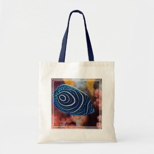Close-up of Emperor Angelfish Tote Bag