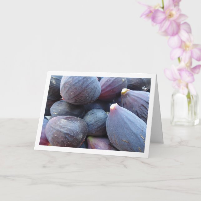 Close-up of Fig Fruit Card (Orchid)