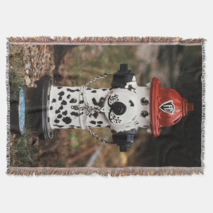 Close-Up of Fire Hydrant Throw Blanket