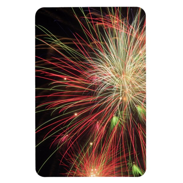 Close-up of Fireworks magnet (Vertical)