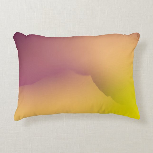 Close-up of flower petals accent pillow (Front)