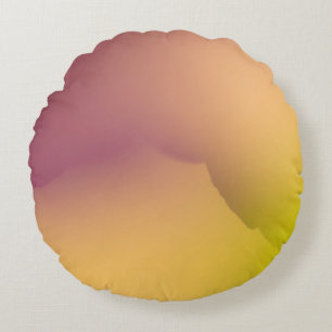 Close-up of flower petals round pillow