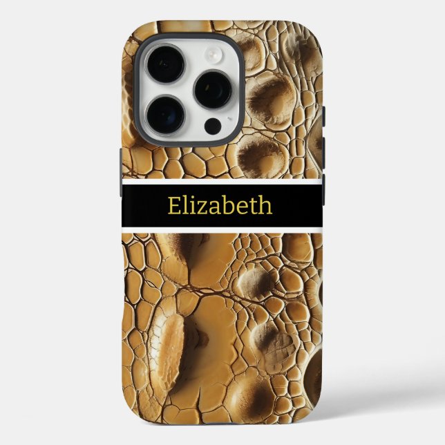 Close-up of intricate snakeskin texture Case-Mate iPhone case (Back)