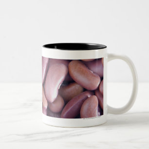 Close-up of kidney beans Two-Tone coffee mug