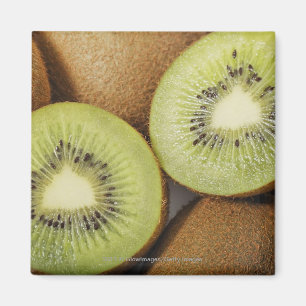 Close-up of kiwi fruits 2 magnet