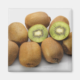 Close-up of kiwi fruits magnet