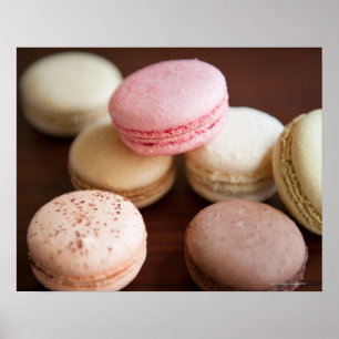 Close up of Macaroons Poster