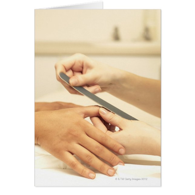 Close up of manicure (Front)