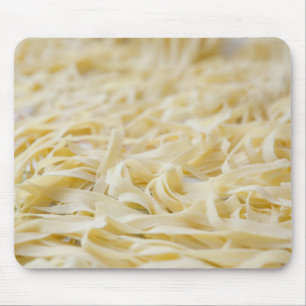 Close up of pasta noodles mouse pad