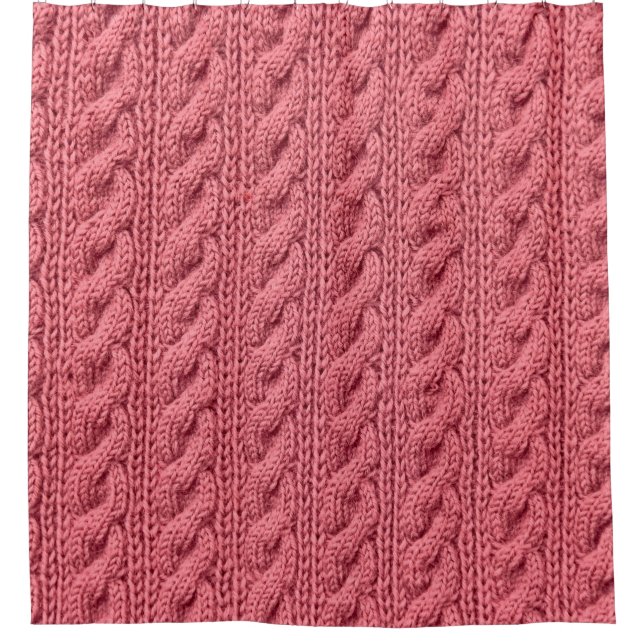 Close-up of pattern of sweater texture. (Front)