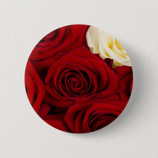 Close-up of roses 2 inch round button