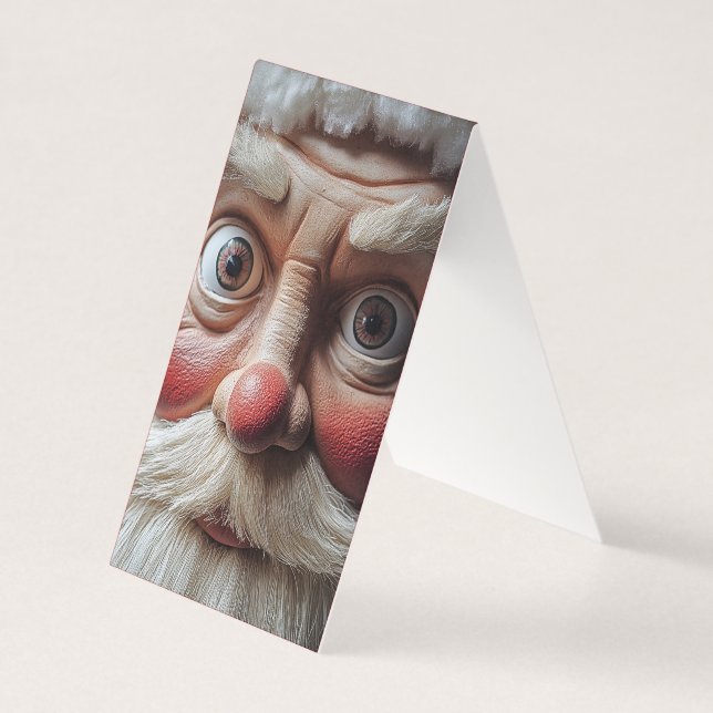 Close-Up of Santa’s Surprised Expression (Front)