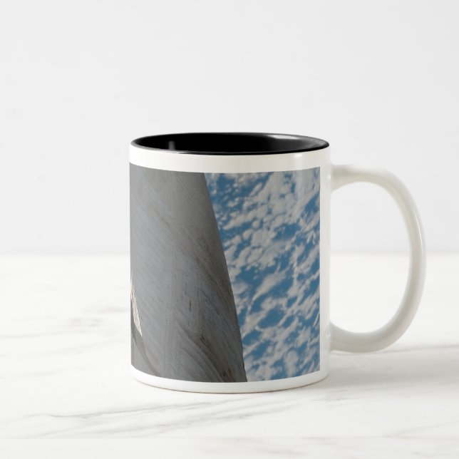 Close-up of Space Shuttle Atlantis Two-Tone Coffee Mug (Right)