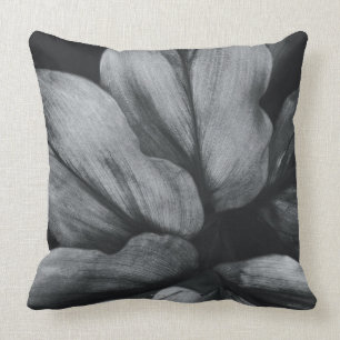 Close-up of tropical plant throw pillow