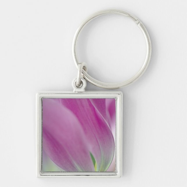 Close-up of underside of tulip flower, 2 keychain (Front)