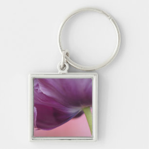 Close-up of underside of tulip flower, Kuekenhof Keychain