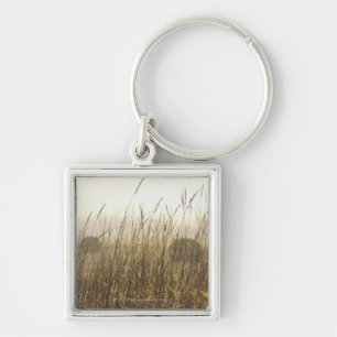 Close up of Wheat Photography Keychain