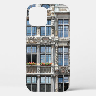 Close up of windows of famous guildhalls in Grote iPhone 12 Case
