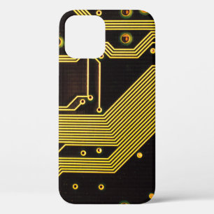 Close up photo of circuit boardbackground,abstract iPhone 12 case
