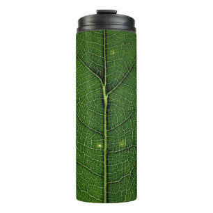 Close up photo of leaf thermal tumbler