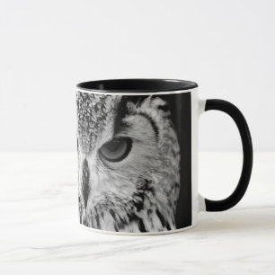 Close Up Portrait Of Eurasian Eagle-owl Mug