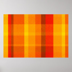 close-up texture with a chequered cloth  poster