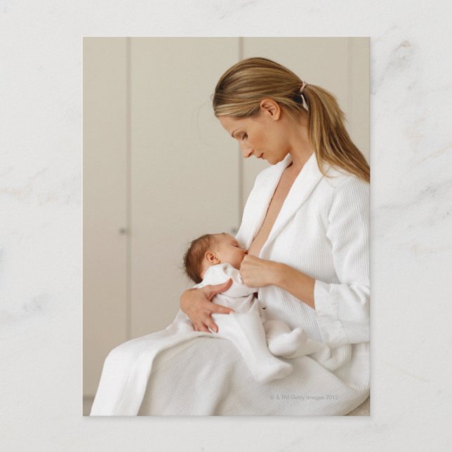 close up view of a baby (6-12 months) postcard (Front)