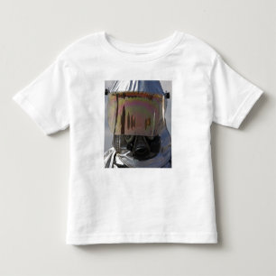 Close-up view of a firefighter toddler t-shirt