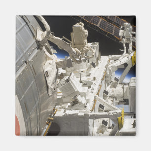 Close-up view of components magnet