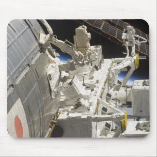 Close-up view of components mouse pad