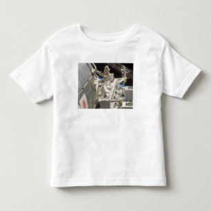 Close-up view of components toddler t-shirt