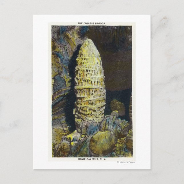 Close-up View of the Chinese Pagoda Postcard (Front)