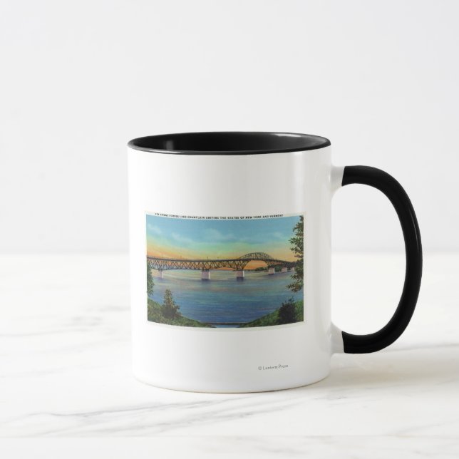 Close-up View of the New Bridge Mug (Right)