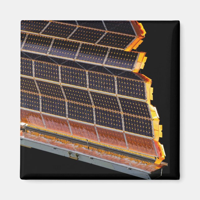 Close-up view of the solar arrays magnet (Front)