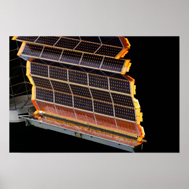 Close-up view of the solar arrays poster (Front)