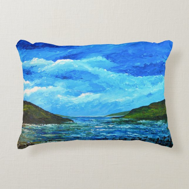 Closed borders 2012 decorative pillow (Front)