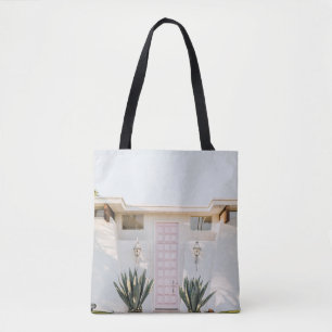 Closed door tote bag