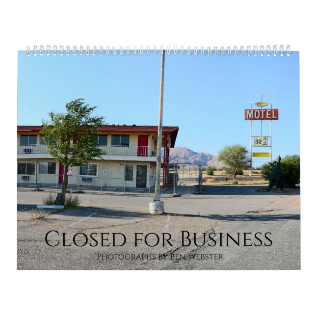 Closed For Business by Ben Webster Calendar (Cover)