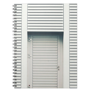 CLOSED LOUVER DOOR NOTEBOOK