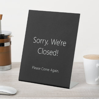 Closed Sign - Small Business Hours Signs