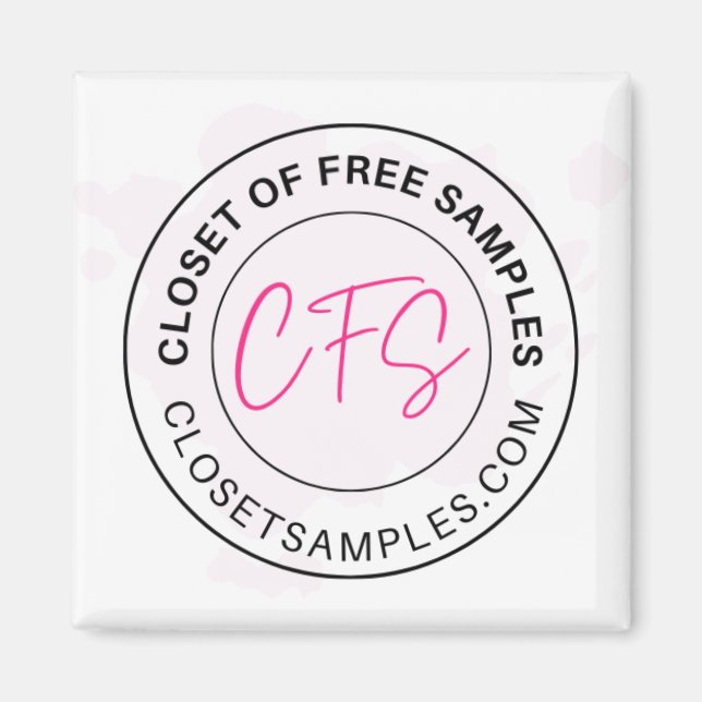 Closet of Free Samples Logo 2021 Edition Magnet (Front)