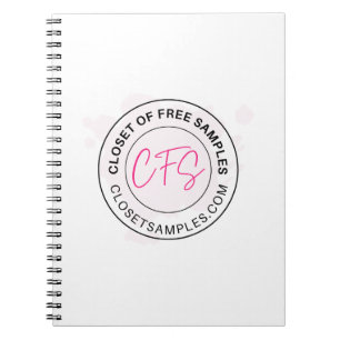 Closet of Free Samples Logo 2021 Edition Notebook