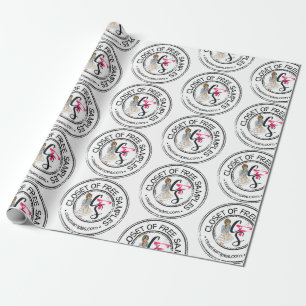 Closet of Free Samples Wrapping Paper